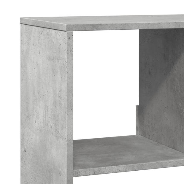 vidaXL Kamerscherm 100x33x187,5 cm bewerkt hout betongrijs