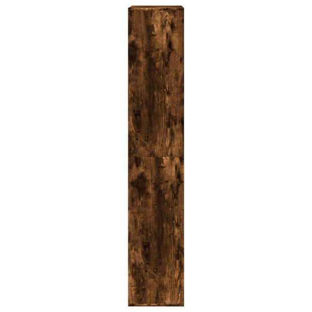 vidaXL Kamerscherm 100x33x175 cm bewerkt hout gerookt eikenkleurig