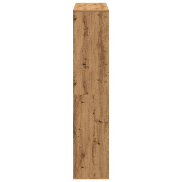 vidaXL Kamerscherm 100x33x156,5 cm bewerkt hout artisanaal eikenkleur