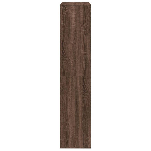 vidaXL Kamerscherm 100x33x156,5 cm bewerkt hout bruin eikenkleurig