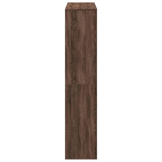 vidaXL Kamerscherm 100x33x156,5 cm bewerkt hout bruin eikenkleurig