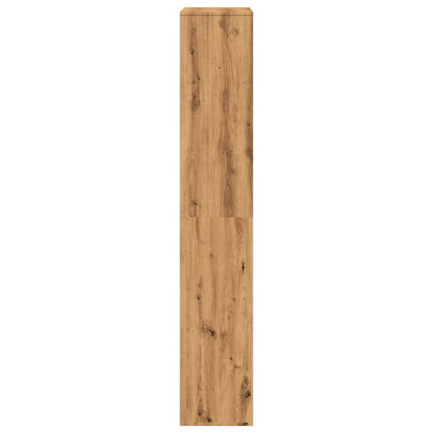 vidaXL Kamerscherm 100x33x187,5 cm bewerkt hout artisanaal eikenkleur