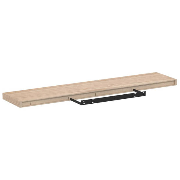 vidaXL Wandschap 110x23,5x4 cm bewerkt hout