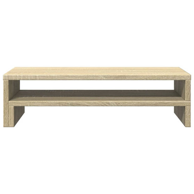 vidaXL Monitorstandaard 54x22x15 cm bewerkt hout sonoma eikenkleurig