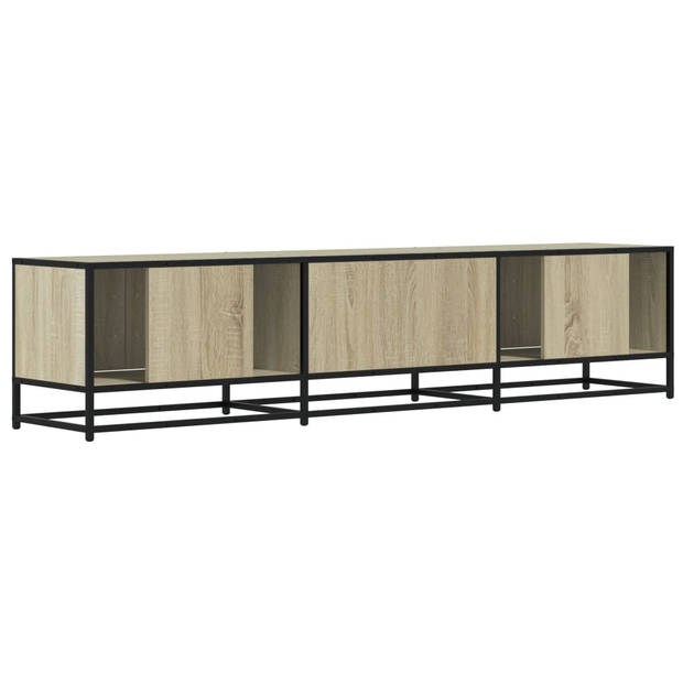 vidaXL Tv-meubel 180x35x41 cm bewerkt hout sonoma eikenkleurig