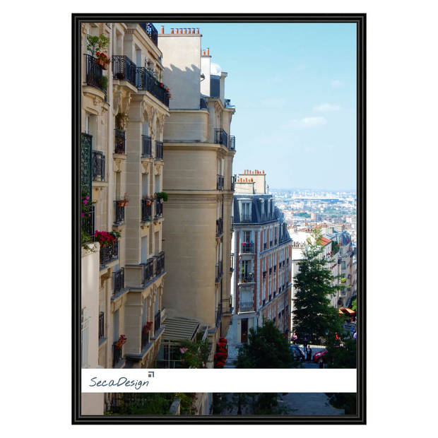 Fotolijst - SecaDesign - A4 Fotomaat - Zwart - Posterlijst 21x29,7 cm