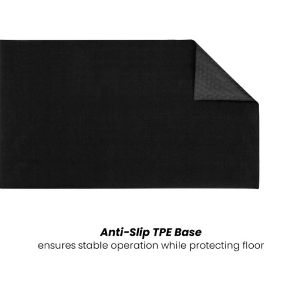 Race cockpit mat anti slip vloerbescherming - race cockpit vloermat - sim racing vloermat - XXL formaat 170 cm x 65 cm