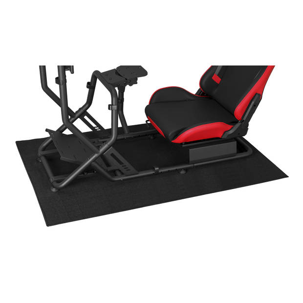 Race cockpit vloermat anti slip - race cockpit mat vloerbescherming - sim racing vloermat - XL formaat 150 cm x 90 cm