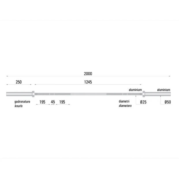 Toorx Professional BO-TEC200 Cross Technique 200 cm