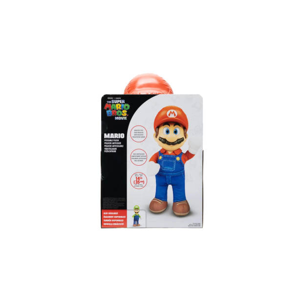 Super Mario Bros Movie - Mario Roto Knuffel (38 cm)