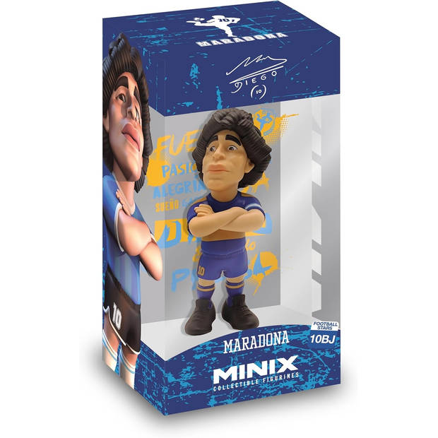 Minix - Football Stars #10BJ - Diego Maradona Boca Juniors Jersey - 12CM