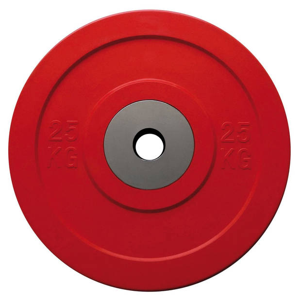 Toorx Fitness Bumper Plates - Challenge - 50mm diameter 15 kg - Geel