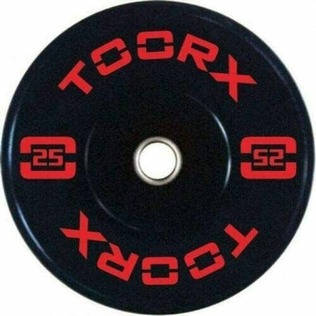 Toorx Fitness Bumper Plate - Olympische Halterschijf 15 kg - Geel