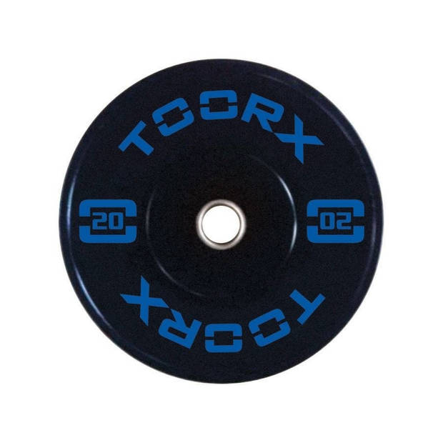 Toorx Fitness Bumper Plate - Olympische Halterschijf 15 kg - Geel