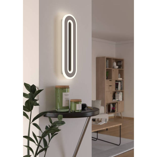 EGLO Macchioni Wandlamp - LED - Staal;Kunststof - Wit