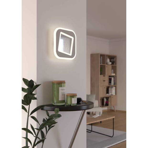 EGLO Macchioni Wandlamp - LED - Staal;Kunststof - Wit