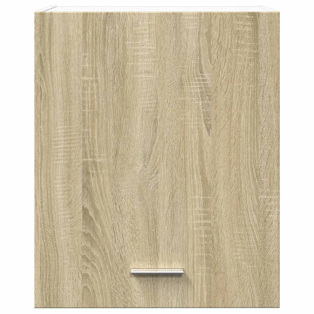 vidaXL Wandkasten 2 st 50x31x60 cm bewerkt hout sonoma eikenkleurig