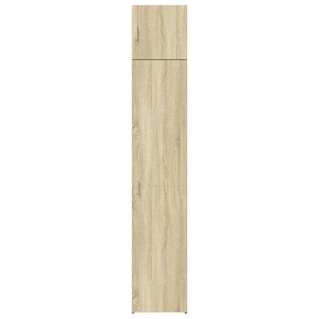 vidaXL Opbergkast smal 40x42,5x225 cm bewerkt hout sonoma eikenkleurig