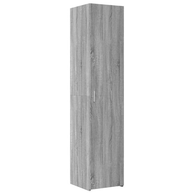 vidaXL Opbergkast smal 40x42,5x225 cm bewerkt hout grijs sonoma eiken