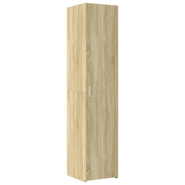 vidaXL Opbergkast smal 40x42,5x225 cm bewerkt hout sonoma eikenkleurig