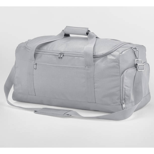 Bagbase Reistas/weekendtas/sporttas model Active - lichtgrijs - 55 x 26 x 27 cm - 35 liter - Reistas (volwassen)