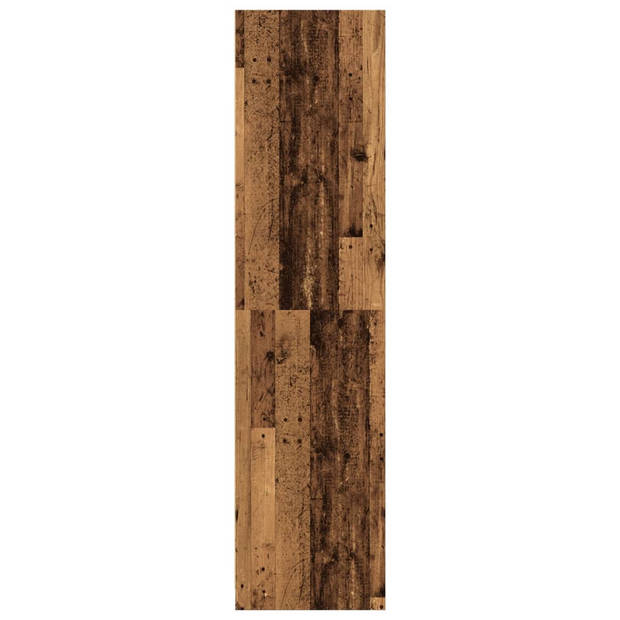 vidaXL Kledingkast 30x50x200 cm bewerkt hout oud hout