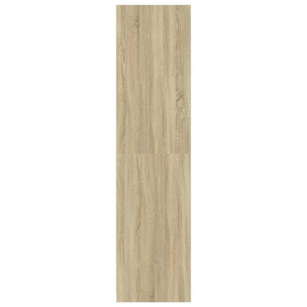 vidaXL Kledingkast 30x50x200 cm bewerkt hout sonoma eikenkleurig