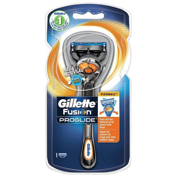 Gillette Fusion Proglide Flexball Scheerapparaat + 1 Scheermesje