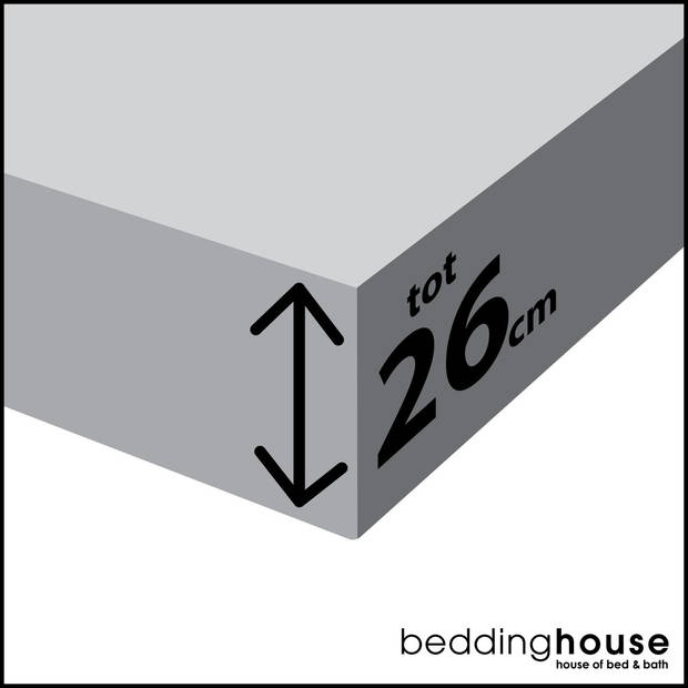 Beddinghouse Hoeslaken Jersey Off-white-140 x 200/210/220 cm