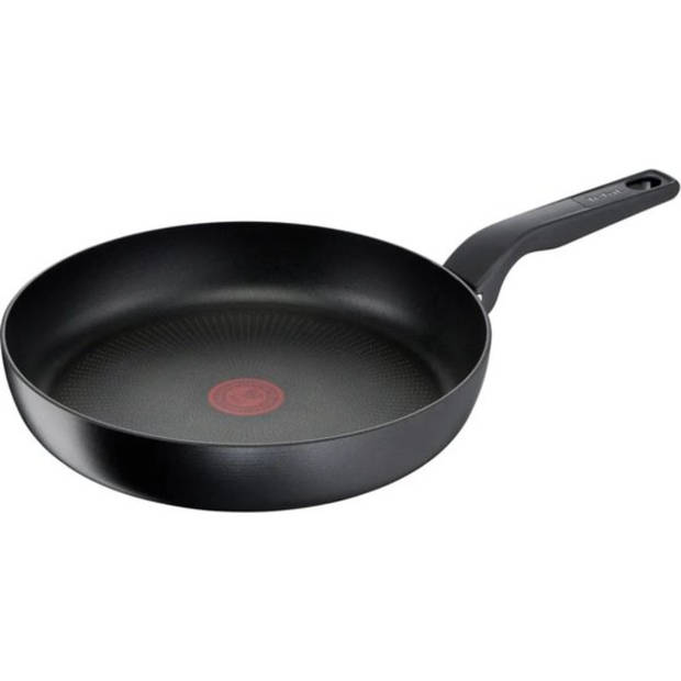 Tefal Hard Titanium Pro Pannenset - Koekenpannen Ø20/24/28cm + Wokpan Ø28cm - Tefal Pannen Inductie - Aluminium - Zwart