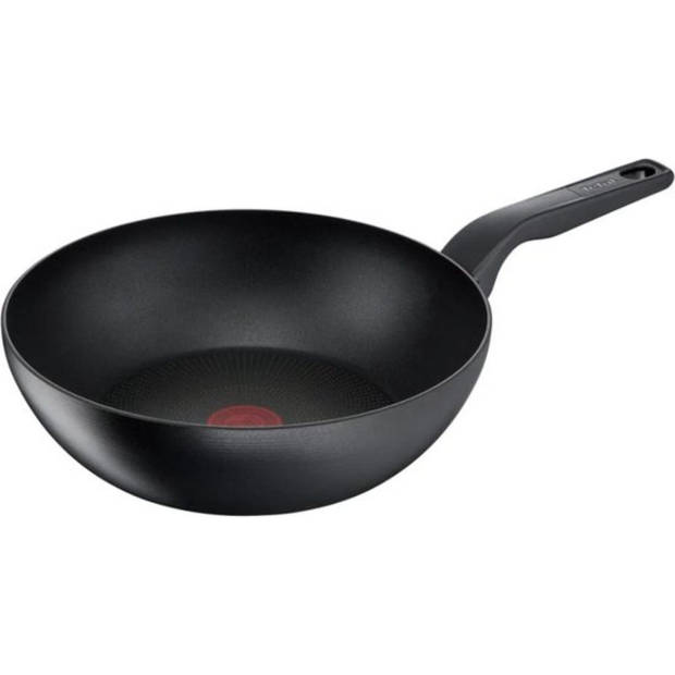 Tefal Hard Titanium Pro Pannenset - Koekenpannen Ø20/24/28cm + Wokpan Ø28cm + Hapjespan Ø28cm - Inductie - Zwart