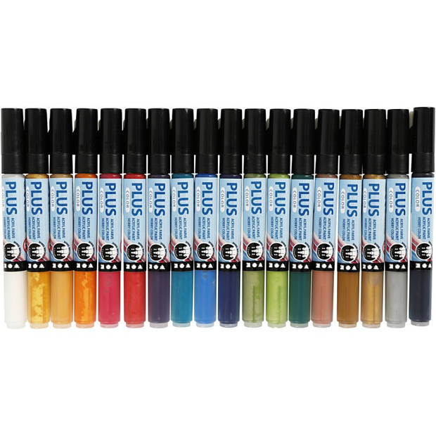 Plus Color Plus Color Marker Set 18 stuks