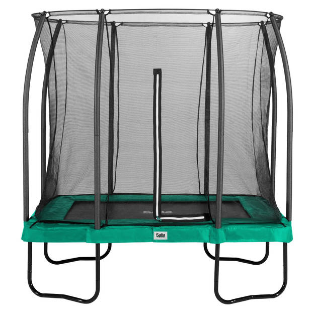 Salta Trampoline Comfort Edition 214 x 153 cm met Veiligheidsnet - Groen