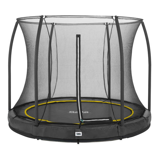 Salta Trampoline Comfort Edition Ground 396 cm met Veiligheidsnet - Zwart