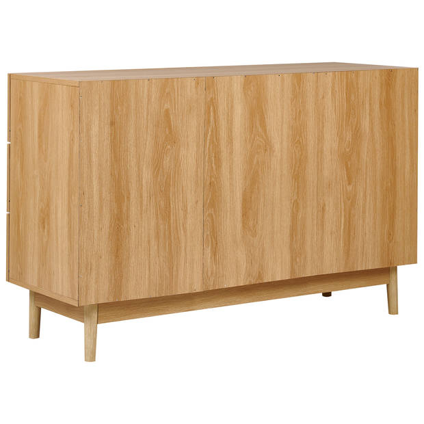 Beliani NIVO - Commode-Lichte houtkleur-Vezelplaat