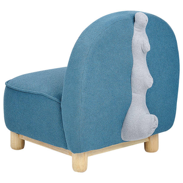 Beliani FABORG - Kinderstoel-Blauw-Polyester