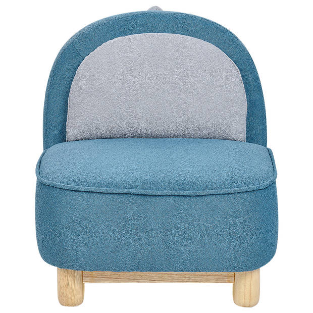 Beliani FABORG - Kinderstoel-Blauw-Polyester