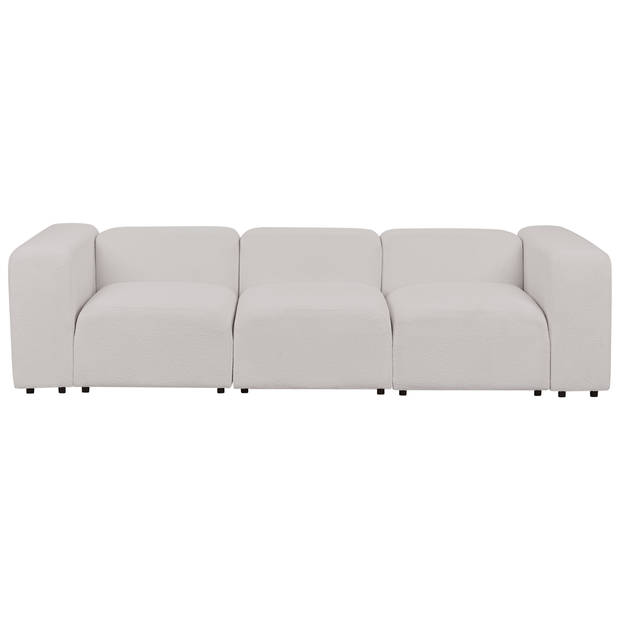 Beliani FALSTERBO - Modulaire Sofa-Grijs-Bouclé