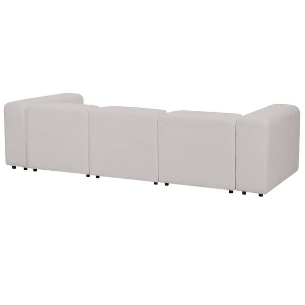 Beliani FALSTERBO - Modulaire Sofa-Grijs-Bouclé