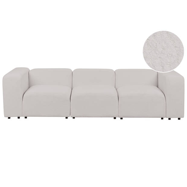 Beliani FALSTERBO - Modulaire Sofa-Grijs-Bouclé