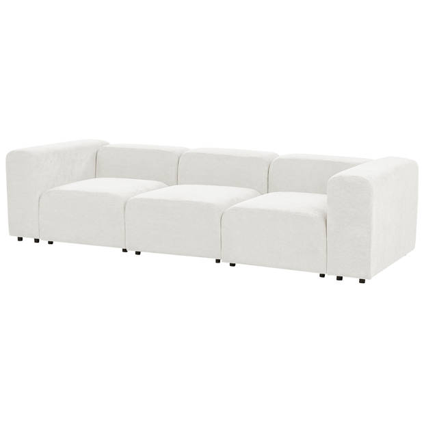 Beliani FALSTERBO - Modulaire Sofa-Wit-Corduroy