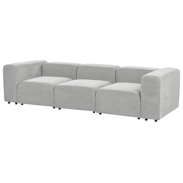 Beliani FALSTERBO - Modulaire Sofa-Grijs-Corduroy