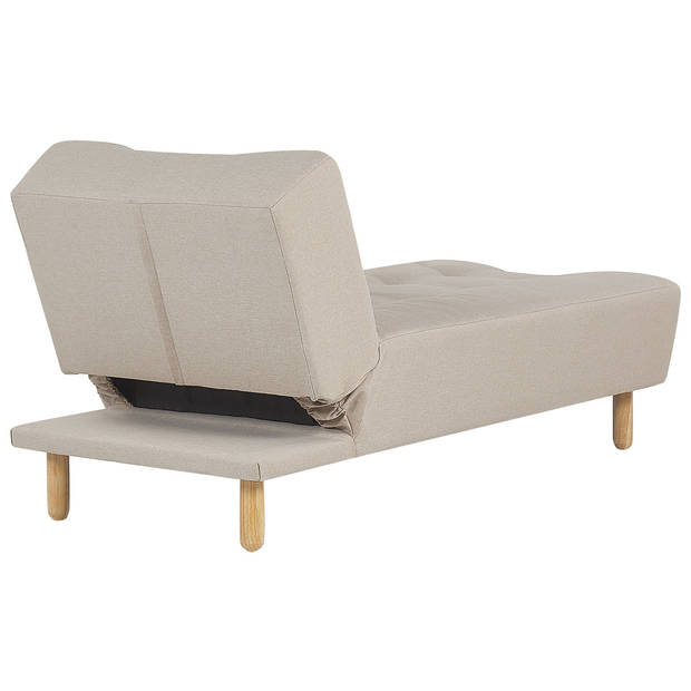 Beliani ALSTEN - Chaise longue-Beige-Polyester