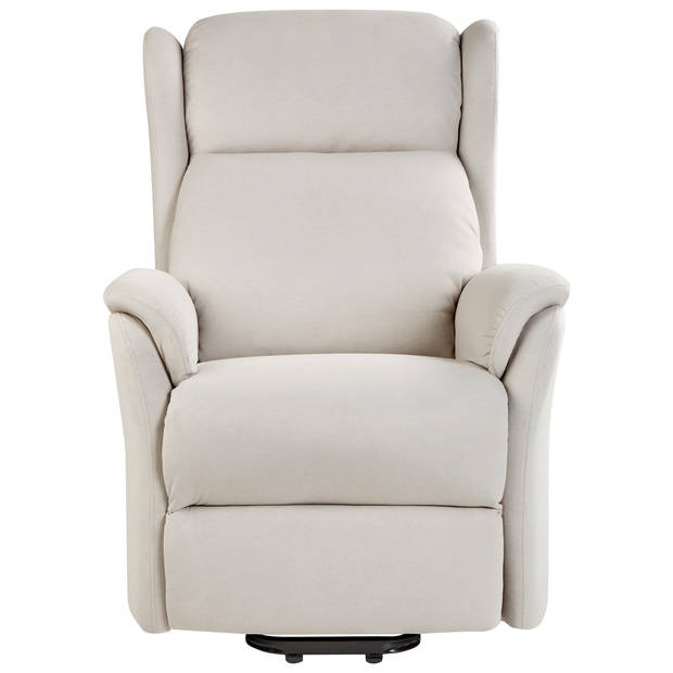 Beliani ELEGY - Fauteuil-Wit-Polyester