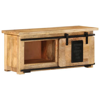 vidaXL Tv-meubel 90x35x40 cm massief mangohout