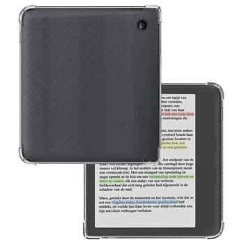 Basey Hoesje Geschikt voor Kobo Libra Colour Hoes eReader Shockbestendig Back Cover Siliconen Tablet Case - Transparant