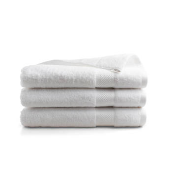 DoubleDry Handdoek Hotel Collectie - 3 stuks - 70x140 - wit