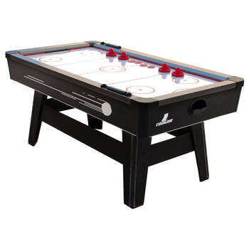 Cougar Hattrick Hero Airhockeytafel 6ft in zwart & rood Airhockey incl. accessoires