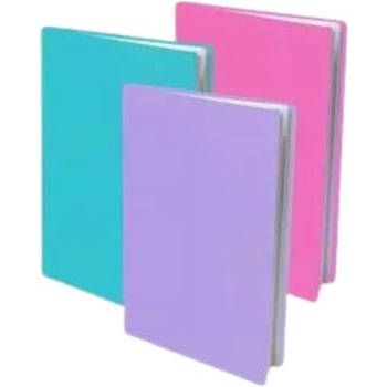 Dresz Rekbare Boekenkaft - Pastel kleuren - A4 - 3-pack