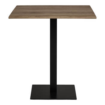 House Nordic - Tafel Vierkant 70cm - Bruin/Zwart - Kolompoot - Lignano